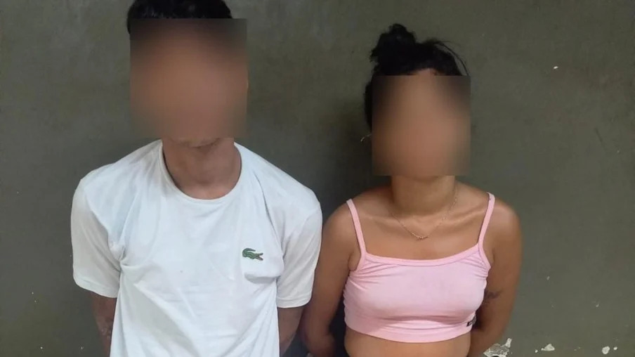 Casal que estava traficando próximo a Rodoviária é preso com cocaína e arma de fogo 